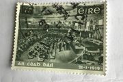 Definitive Irish stamp - An Cead Dail