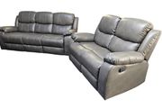 Brand new Leather 3 seater &amp; 2 seater reclining sofa set