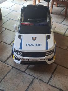 Kids Police Car Ride-On - Battery Powered
