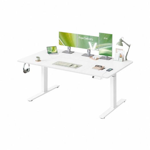 Electric Desk Height Adjustable Standing Desk 160 x 80 cm