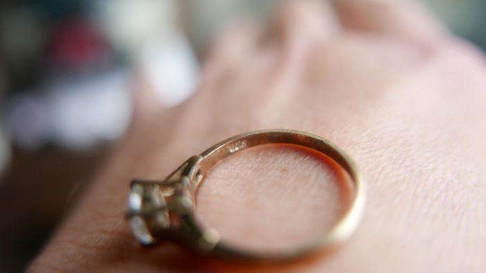 Vintage Sterling Silver 925 gold plated Ring 2,2g