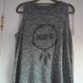 Bohemian style sleeveless fringe top, size 10 Image 2
