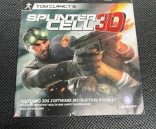 Splinter Cell 3D Manual / Instructions (no game)