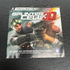 Splinter Cell 3D Manual / Instructions (no game)