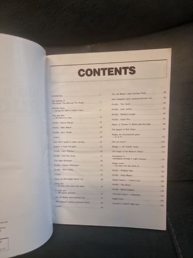 The Big Black Rugby Book  1990