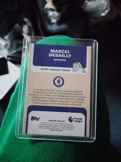 Marcel desailly Topps 26 27 rare vintage