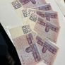 20 pound banknotes Irish circulated year 1995 -1999 at 30 euro each Image 3