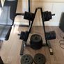 Home Gym, weights, bench, and misc Image 3