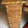Solid wood bamboo and rattan weave 4 drawer chest of drawers Image 8