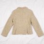 Wallis Beige Light Green Textured Tweed Two-Button Tailored Blazer Jacket 10-12UK/38-40EU Image 7