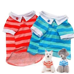 NEW dog/cat stripped polo t-shirt
