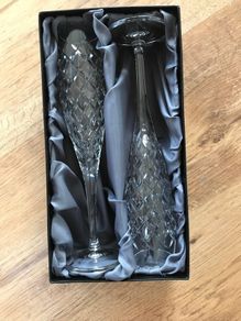 Paul Costello Living Champagne Flutes x 2
