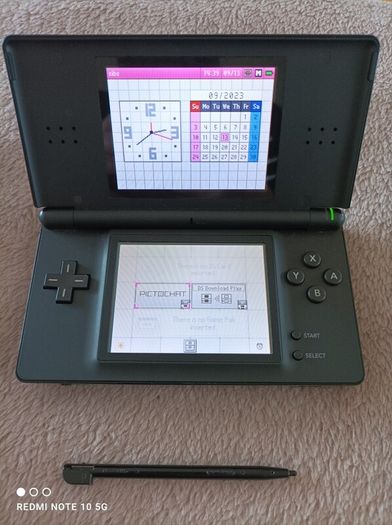 Nintendo DS Lite with 6 games and pedometer