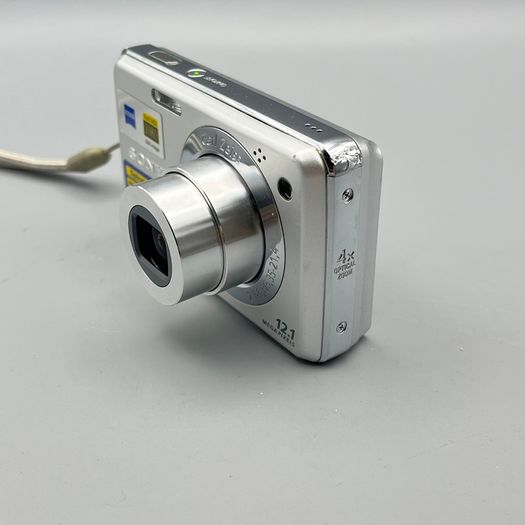 Sony DSC-W210 12.1MP Digital Camera Silver - Full Kit