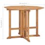 5 Piece Folding Outdoor Dining Set Solid Teak Wood Image 10