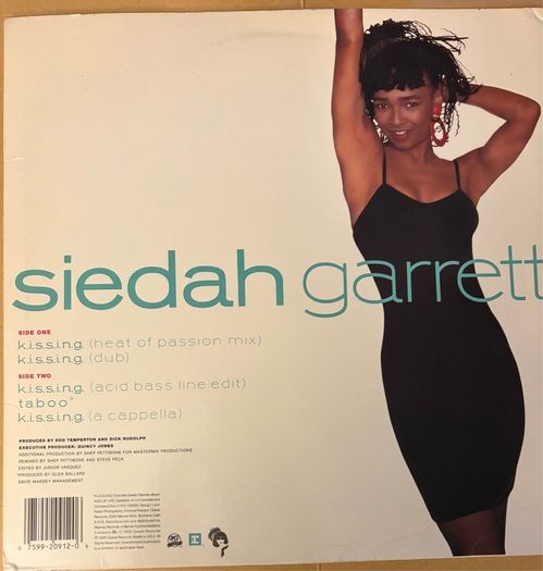 Siedah Garrett KISSING 1988 US 12 Vinyl Shep Pettibone Mixes