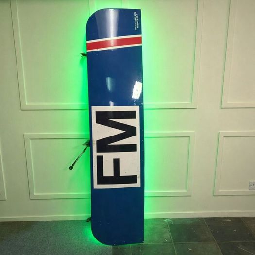 Authentic Boeing 737-800 Front Landing Gear Door LY-BFM LED Backlit Wall Display