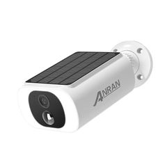 2K Solar Security Cameras Wireless Outdoor/Indoor, Integrated Solar Panel, Battery Camera, Color Night Vision, Spotlight Camera, 2-Way Talk, PIR Motion Detection, Alerts, Work with Alexa, C3