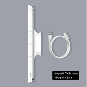 LED Desk Lamp Magnetic Hanging Table Lamp for Study Cabinet Light USB Rechargeable Stepless Dimming Dormitory Night Light