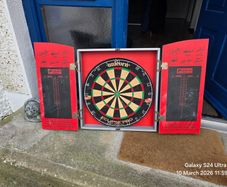 dart board and case
