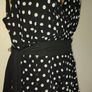 Black and White polkadot dress size 16 - 18 Postage included Image 6