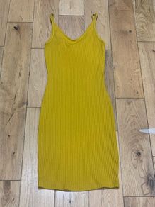 ribbed mini dress