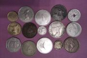 15-Coin Mixed Estate Collection - 1928 First Issue, Millennium 1s, Victorian Penny &amp; World Coins