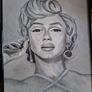Framed Drwaing of Marlyn Monroe Image 6