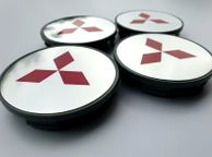 main image for ad 4 x wheel caps MITSUBISHI 69mm 70mm approx Alloy cap hub