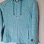 Weird fish chicoa hoodie Size l4 ptp 21" Full zip turquoise in excellent condition Image 4