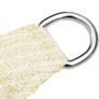 Sunshade Sail 160 g/sqm Cream 7x7 m HDPE Image 6