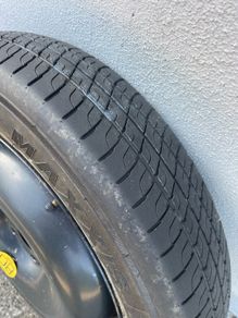 Nissan qashqai spare wheel