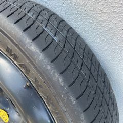 Nissan qashqai spare wheel
