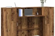 Reception Desk Old Wood