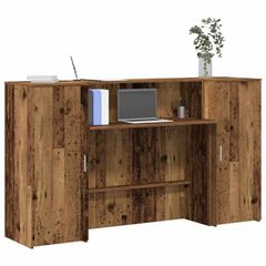 Reception Desk Old Wood