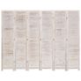 6-Panel Room Divider 210x165 cm Wood Image 4