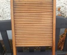 vintage solid wood washboard
