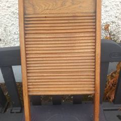 vintage solid wood washboard