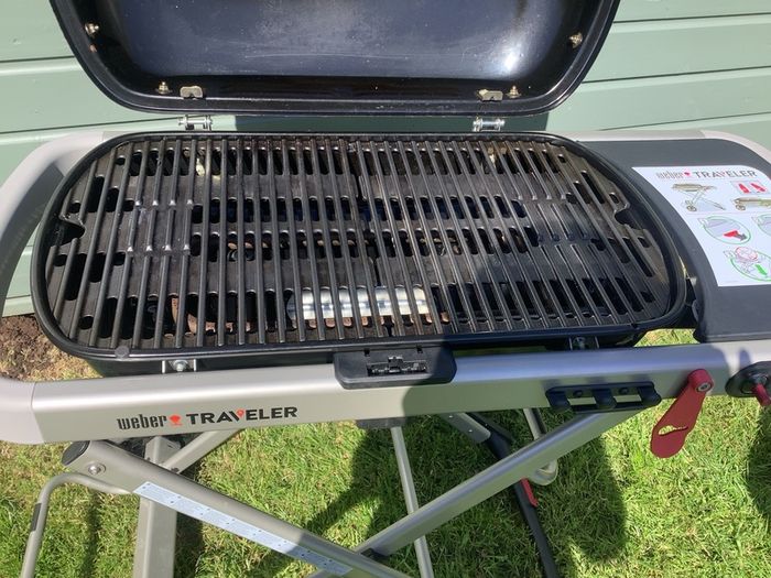 Weber Traveller Barbecue. Only used once. Genuine reason for selling.