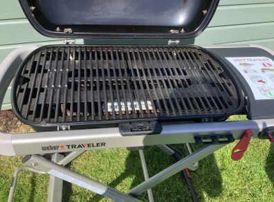 Weber Gas Barbeque. Barely used. Three years old. In excellent condition. We paid 500 euro originally for it. Comes with small canisters of gas. Welcome to look at it at any time.