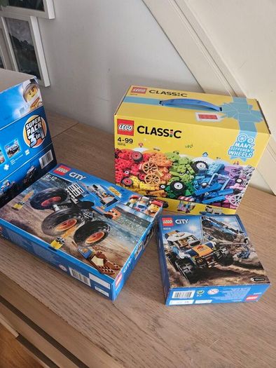 lego city 3 in 1 pack, 10715, 60180, 60218