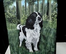 Original Painting  The Young Spaniel