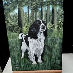 Original Painting  The Young Spaniel