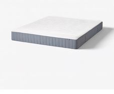 Ikea VALEVAG Pocket sprung super king mattress, firm/light blue