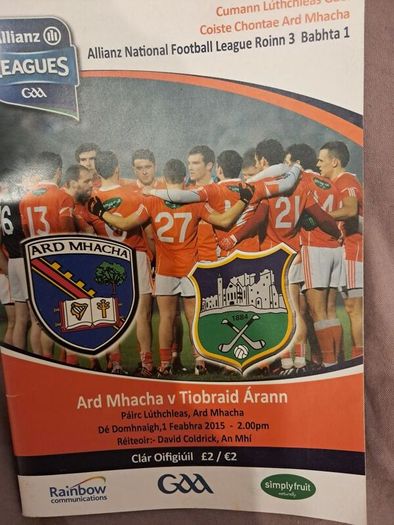 GAA Programmes X 15