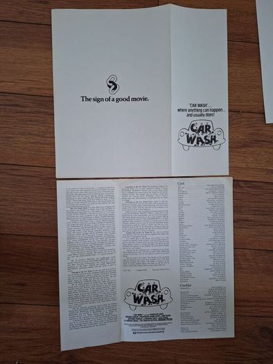 Car Wash 1976 Press Kit Richard Pryor