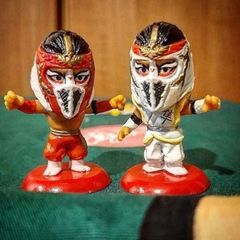 Hayabusa Wrestling Figures (Red/white variant) WWE WCW ECW TNA AEW