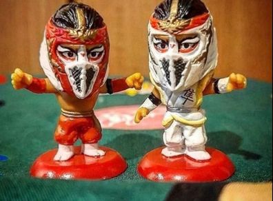 Hayabusa Wrestling Figures (Red/white variant) WWE WCW ECW TNA AEW