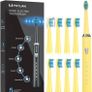 Electric Toothbrush for Adults and Kids - PHYLIAN H7 Rechargeable Whitening Toothbrush with 8 Duponts Brush Heads, 5 Modes, 3 Hours Fast Charge for 120 Days MULTIPLE COLOURS AVAILABLE (FREE POSTAGE) Image 6
