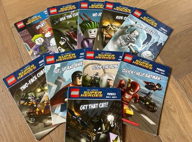 Lego Super Heroes - Early Readers - Phonics x 10